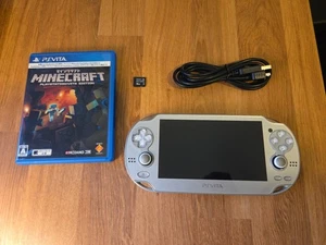 PlayStation PS Vita Ice Silver Rare pch-1000 OLED Console Region free Sony - Picture 1 of 9