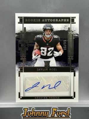 2025 Panini Impeccable Jaylin Noel Rookie Autographs Auto #RA-JNL Texans - Image 1 of 2