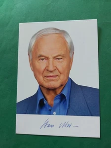 Politik , Hans Modrow , Autogrammkarte , Politiker - Picture 1 of 2