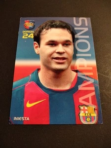INIESTA # 33 FC.BARCELONA MEGACRACKS BARÇA CAMPIÓ. 2004 2005. PANINI - Imagen 1 de 2