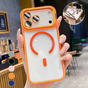 Camera Stand Mag Safe Case for iPhone 17 Air 16 15 14 13 Pro Max Lens Protector - Picture 1 of 29