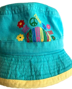 Vintage Seaworld SHAMU Fischerhut (San Diego) Peace, Love, Shamu, Seaworld! JUGEND - Bild 1 von 9