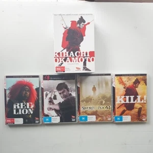 Kihachi Okamoto Boxset Collection DVD Kill! Red Lion Sword Doom Samurai Assassin - Picture 1 of 17