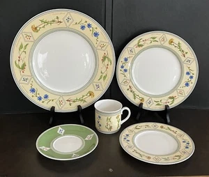 Villeroy & Boch Eden Garden Yellow Green 5-Pc Dinner Place Setting (Mult. Avail) - Picture 1 of 24