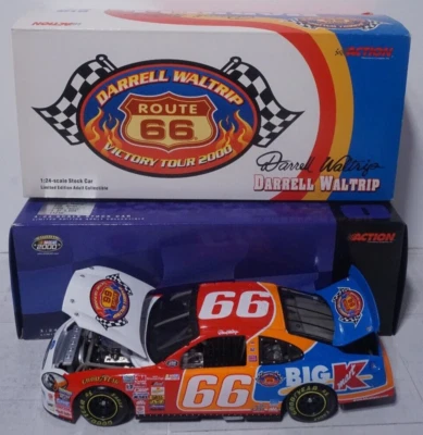 Ford Taurus 2000 Darrell Waltrip #66 Big-Kmart Route 66 modelo de carreras de acción 1:24 Foto 1 de 4