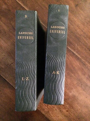 Larousse universel dictionnaire encyclopédique 2 tomes. Edition 1948. Paul Augé. - Photo 1/4