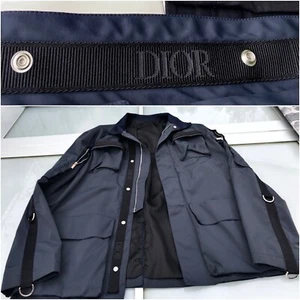 UltraRare & Great Dior Homme AW20 Dior Logo Oversized Nylon Parka Jacket - Picture 1 of 22