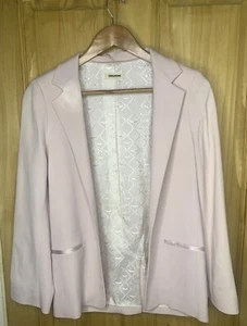 Zadig & Voltaire Jacket Blazer XS 34 UK Pink Tailored Cropped Lined Buttonless - Picture 1 of 24