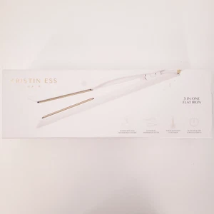 Plancha plana Kristin Ess 3 en uno 1,25" titanio plancha KES0107 blanca - Imagen 1 de 23