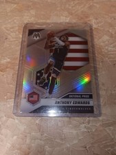2020-21 Mosaic Anthony Edwards Silver Prizm National Pride Rookie RC #252 R551