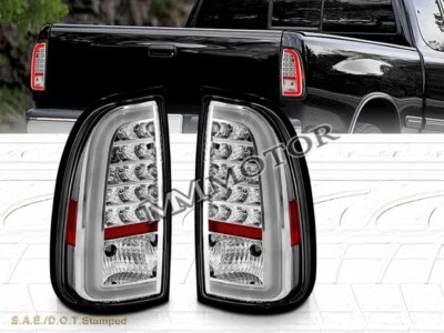 2000-2006 TOYOTA TUNDRA PADRÃO/LANTERNAS TRASEIRAS DE CABINE DE ACESSO LED CROMADAS - Imagem 1 de 4