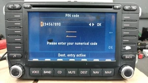 06-10 VOLKSWAGEN PASSAT JETTA NAVIGATION STEREO SYSTEM OEM 1K0 035 197 B - Picture 1 of 12