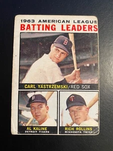 1964 TOPPS BASEBALL #8 A.L. BATTING LEADERS!! CARL YASTRZEMSKI!! $1 SHIPPING!! - Picture 1 of 2