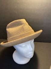 Vintage Dobbs 5th Avenue New York Tan Fedora Hat, Size 7 1/8