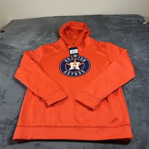 Houston Astros Hoodie Youth Large 14/16 Orange Sweatshirt MLB Baseball New - Picture 1 of 9
