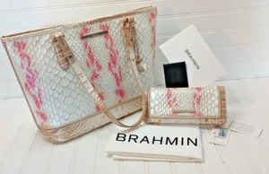 Neu mit Etikett Brahmin Medium Beuteltasche & Geldbörse - Bild 1 von 17