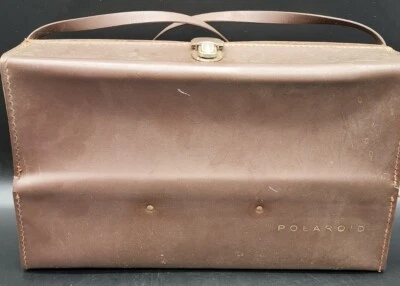 Polaroid Brown Vintage Camera Hard Carrying Case Adjustable  - Image 1 of 4