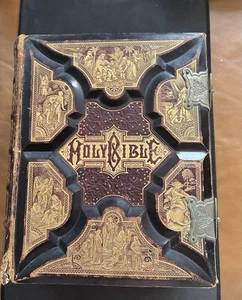 Antique Holy Bible 💫 Very Rare 💫 💫 Old 💫 - Picture 1 of 24