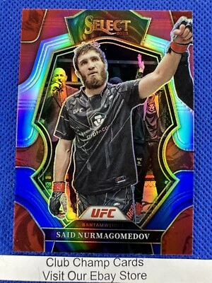 2023 #111 Said Nurmagomedov Panini Select UFC Premier Level Red & Blue Prizm - Image 1 of 2