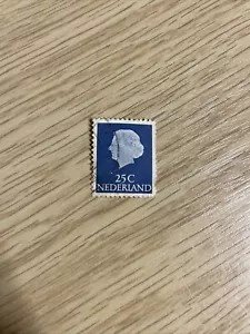 Netherlands:1953 Queen Juliana 25 C.  Rare & Collectible Stamp. - Picture 1 of 2