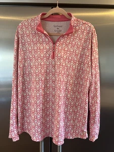 San Soleil 2X UV 50 + Cooling Sun Protection Long Sleeve Shirt 1/4 Zip - Picture 1 of 7