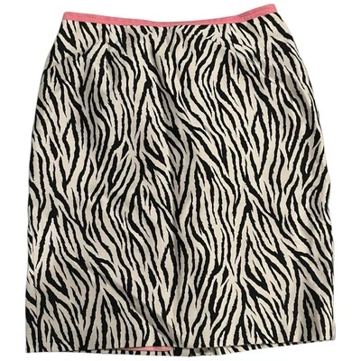 Falda De Colección Estampado de Cebra Dopamina Y2K Talla 8 Baddie Rosa McBling Declaración Estética Foto 1 de 4