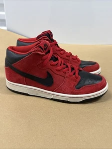 Size 6M/7.5W - Nike Dunk Pro Sb Mid Red - Picture 1 of 8