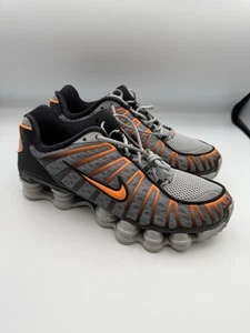 Nike Shox TL Light Smoke Grey Black Bright Mandarin AV3595-011 Men's Size 8 New - Picture 1 of 5