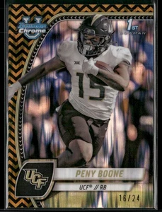 Peny Boone Black & Gold Stealth /24,SP 2024 Bowman U Chrome UCF Knights - Picture 1 of 2