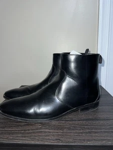 Größe 10 – Alfani schwarze Ashton-Stiefelette für Herren - Bild 1 von 8