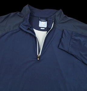 FJ Footjoy Herren XXL Navy Blau TempoSeries Tech Midlayer Golf 1/4 Pullover - Bild 1 von 6