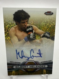 Gilbert Melendez 2013 Finest Gold Auto 4/25 UFC - 1673 - Imagen 1 de 2