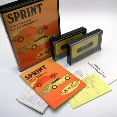 Sprint - Basic  Compiler For The  Dragon 32 - ULTRA RARE Fully Complete MIB 1983 - Image 1 of 4