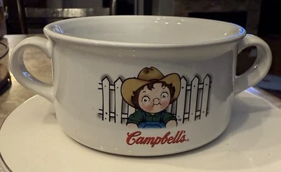 Vintage 2001 Campbell’s Soup Ceramic Soup Bowl Mug-Dual Handles - Image 1 of 4