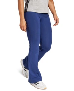 Adidas Essentials Small Logo Flared Leggings Damen L dunkelblau/weiß Pull On~ - Bild 1 von 16