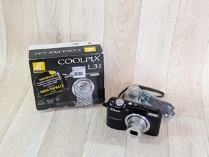 Cámara digital Nikon COOLPIX L31 16,1 MP - negra - en caja en muy buena condición  - Imagen 1 de 10