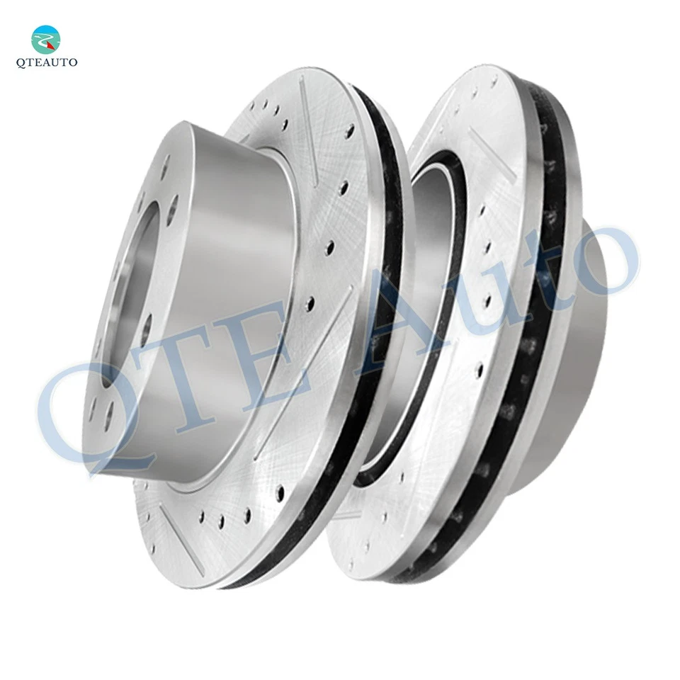 Rotores de freno traseros perforados 330 mm para GMC Yukon XL 2500 2003-2006 2008-2013 Foto 1 de 4