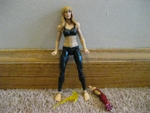 marvel legends pepper potts loose mint and complete 6 inch Cover