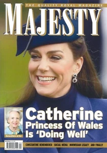 UK Majesty Magazine: Princess Kate, King Charles, Queen Elizabeth, April 2024 - Picture 1 of 4