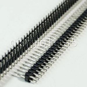 US Stock 10pcs 40-Pin 40P 2mm Male Double Row Pin Header Strip - Picture 1 of 2