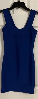 MARCIANO LOS ANGELES Women’s Blue Stretch Sleeveless Bodycon Dress Small - Image 1 of 4