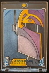 Topps Star Wars Masterwork Sketch Sabine Wren by Caleb King 1/1 - Picture 1 of 2
