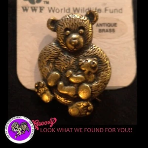 Jewelry '1 TEDDY BEAR BRONZE  PIN Pewter'  FREE SHIP - Picture 1 of 1