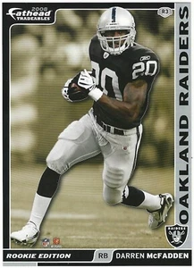 DARREN McFADDEN FATHEAD TRADEABLES OAKLAND RAIDERS ARKANSAS RAZORBACKS 2008 #R3 - Picture 1 of 3