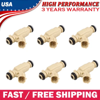 Inyectores de combustible 6 piezas 3531023600 para Hyundai Elantra Santa Fe Kia Sportage Optima Foto 1 de 4