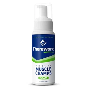 Theraworx Relief Foam for Leg Cramps Foot Cramps & Muscle Soreness 7.1oz (210ml) - Picture 1 of 7
