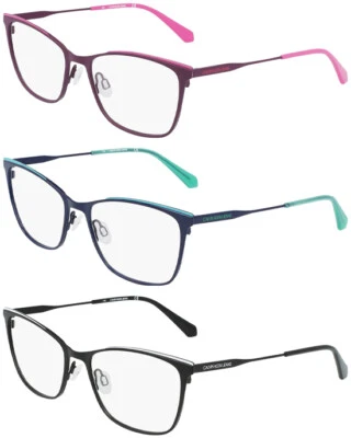 Calvin Klein Jeans Women's Rectangle Cat-Eye Eyeglass Frame - CKJ21207 - Image 1 of 4