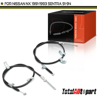 2 peças cabo de freio de estacionamento para Nissan NX 1991-1993 Sentra 91-94 traseiro 3653064Y00 - Imagem 1 de 4