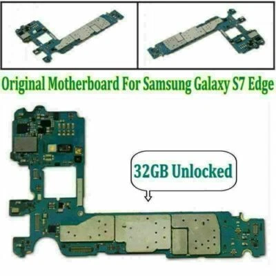 32GB Motherboard Main Logic Board For Samsung Galaxy S7 Edge SM-G935F EU Version - Image 1 of 4