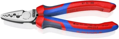 Nuovo! Knipex Professionale Pinze Con Comfort-Griffen 97 72 180 Fino 16,0qmm - Immagine 1 di 4